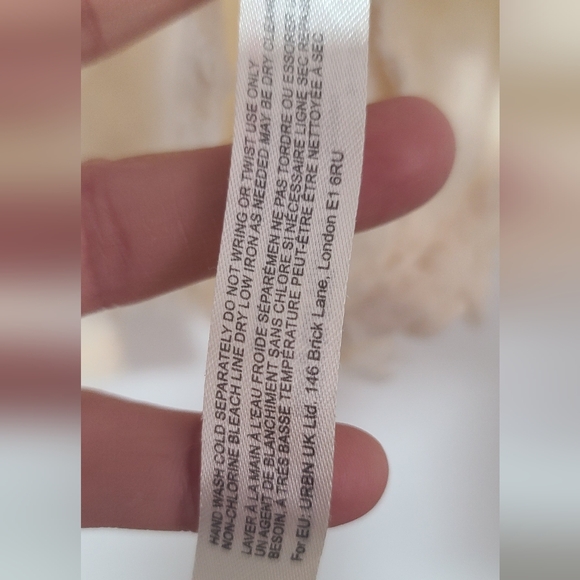 Free People Women's Cream Peasant Blouse with Tie Neck - Picture 6 of 10